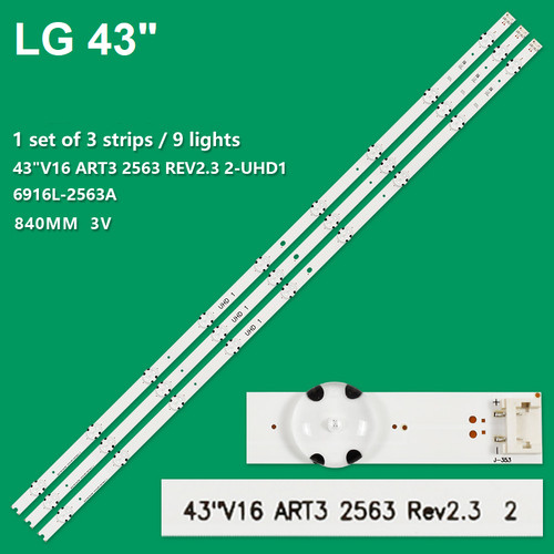Kit barre strip led - barre, lg