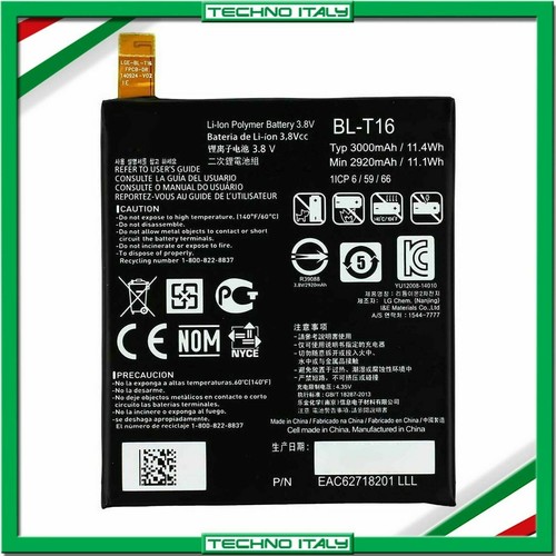 Batteria per t16 - lg,