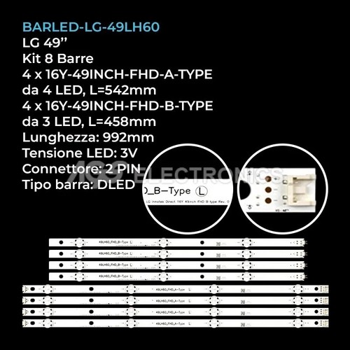 Kit barre strip led lg - kit,