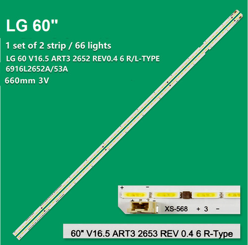 Kit barre strip led tv - strip, lg