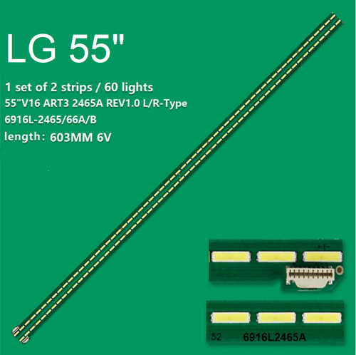 Kit barre strip led tv - 60,